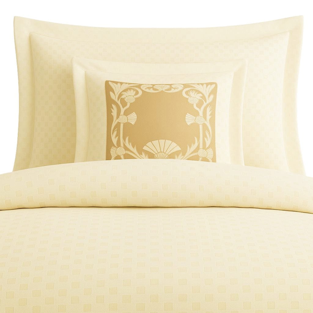 beddley Pearl Dobby Beige Easy-Change® Duvet Cover with three sided open easycare zipper