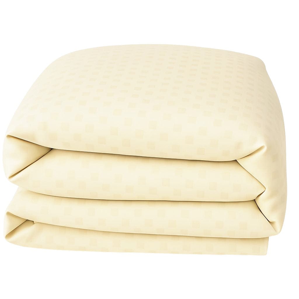 beddley Pearl Dobby Beige Easy-Change® Duvet Cover with three sided open easycare zipper
