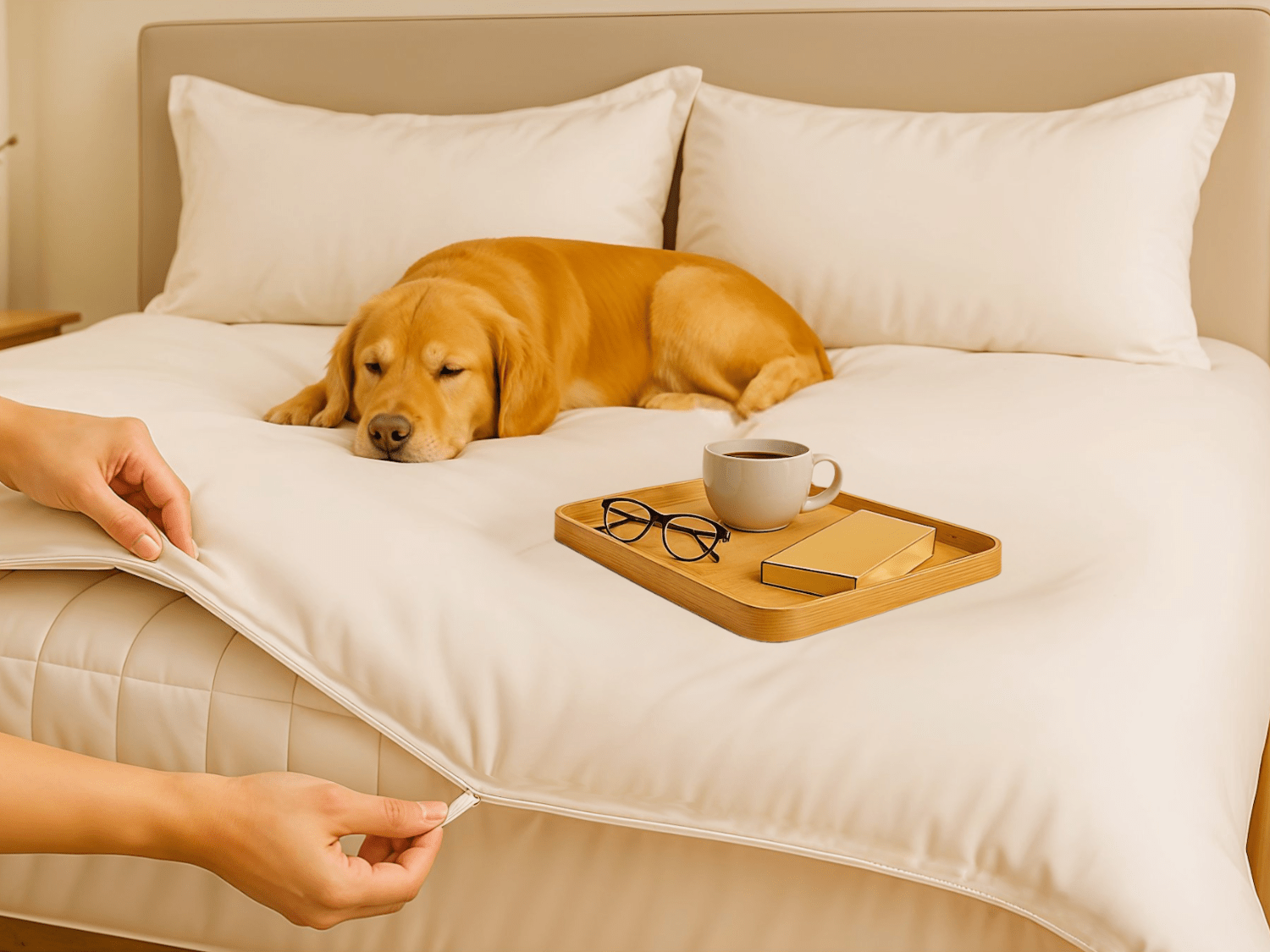 Beddley How Beddley’s Easy-Change 3-Sided Zipper Duvet Cover Works - beddley.com