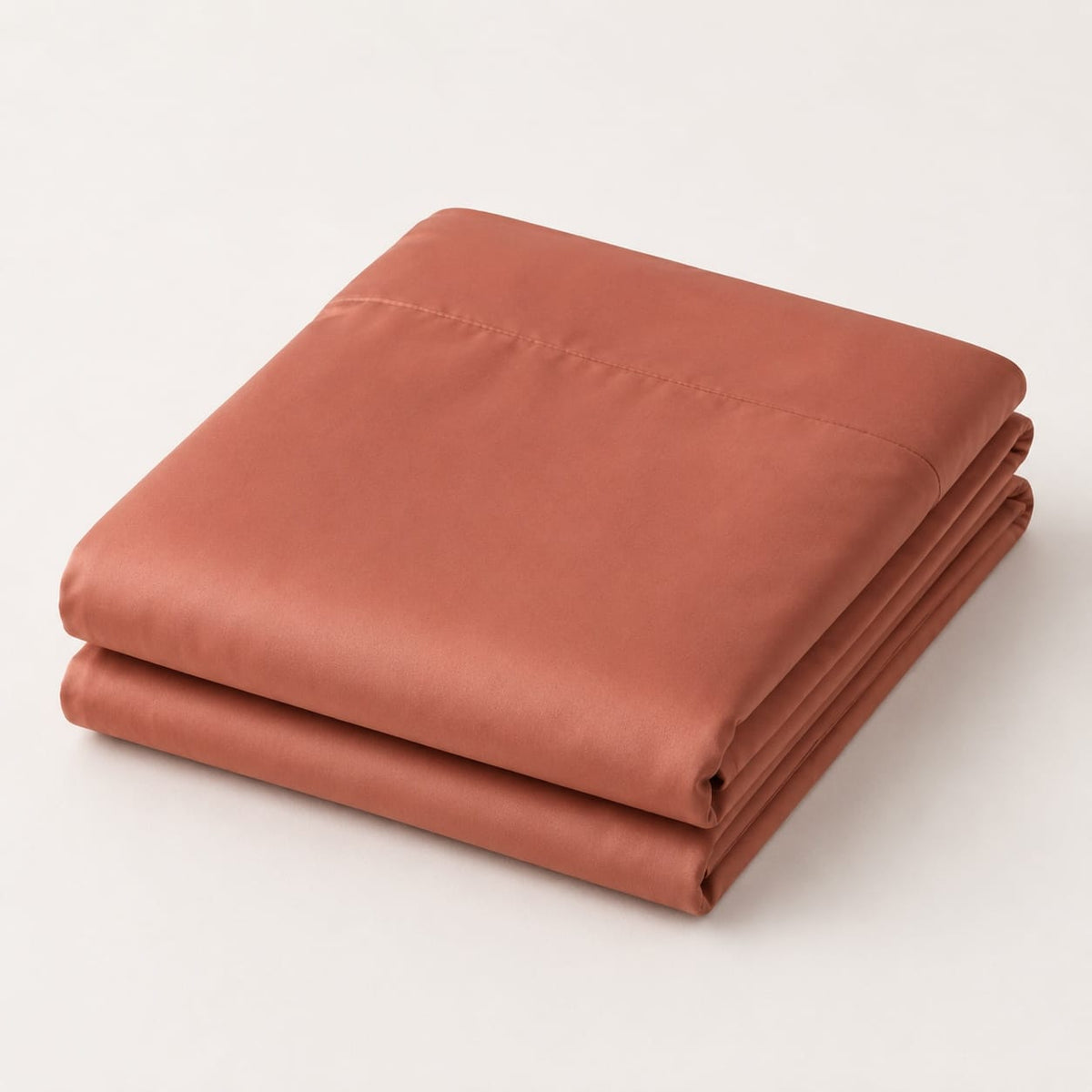 beddley Baked Clay Easy-Change® Duvet Cover with three sided open easycare zipper