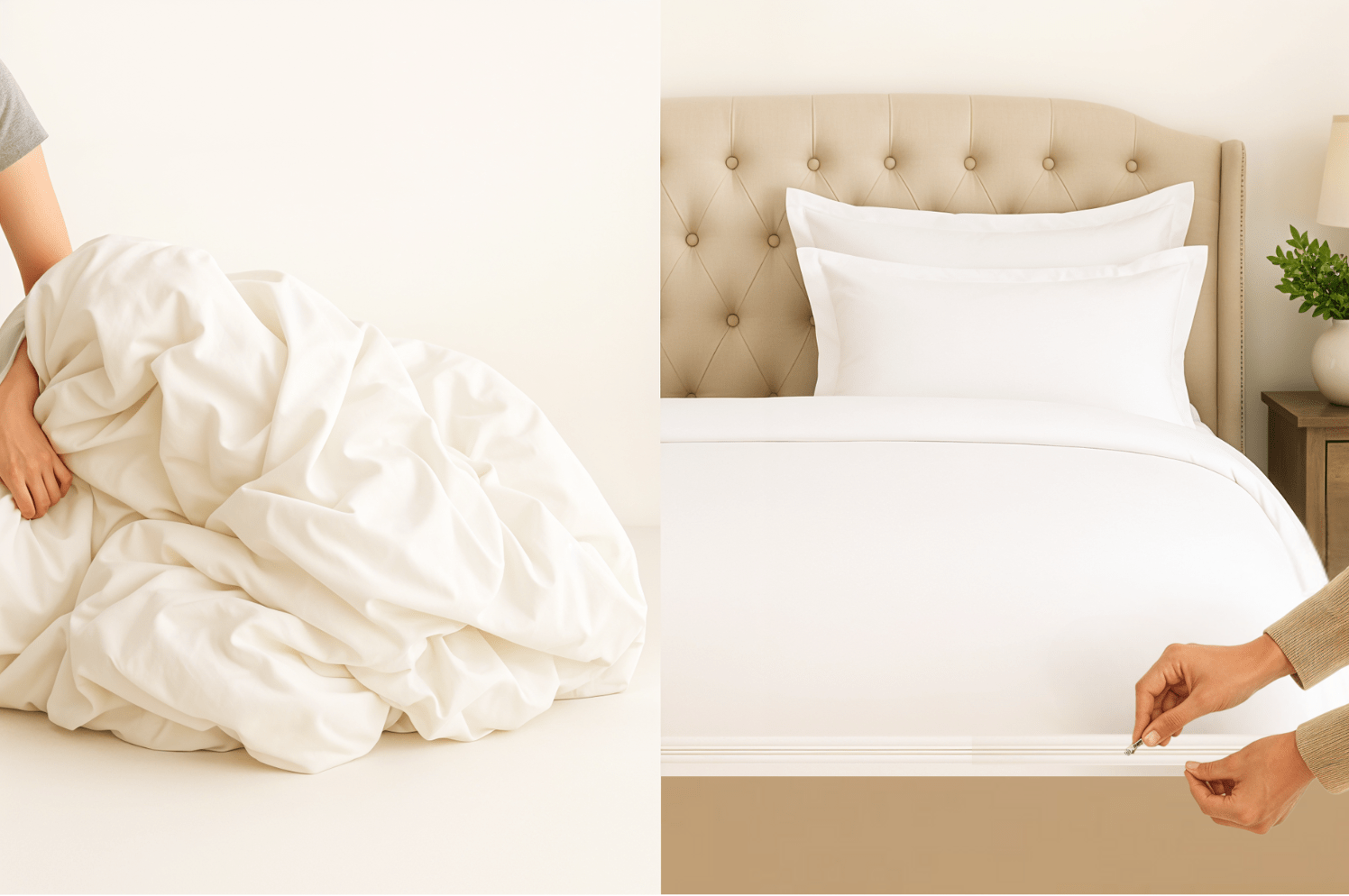 Beddley How Beddley’s Easy-Change 3-Sided Zipper Duvet Cover Works - beddley.com