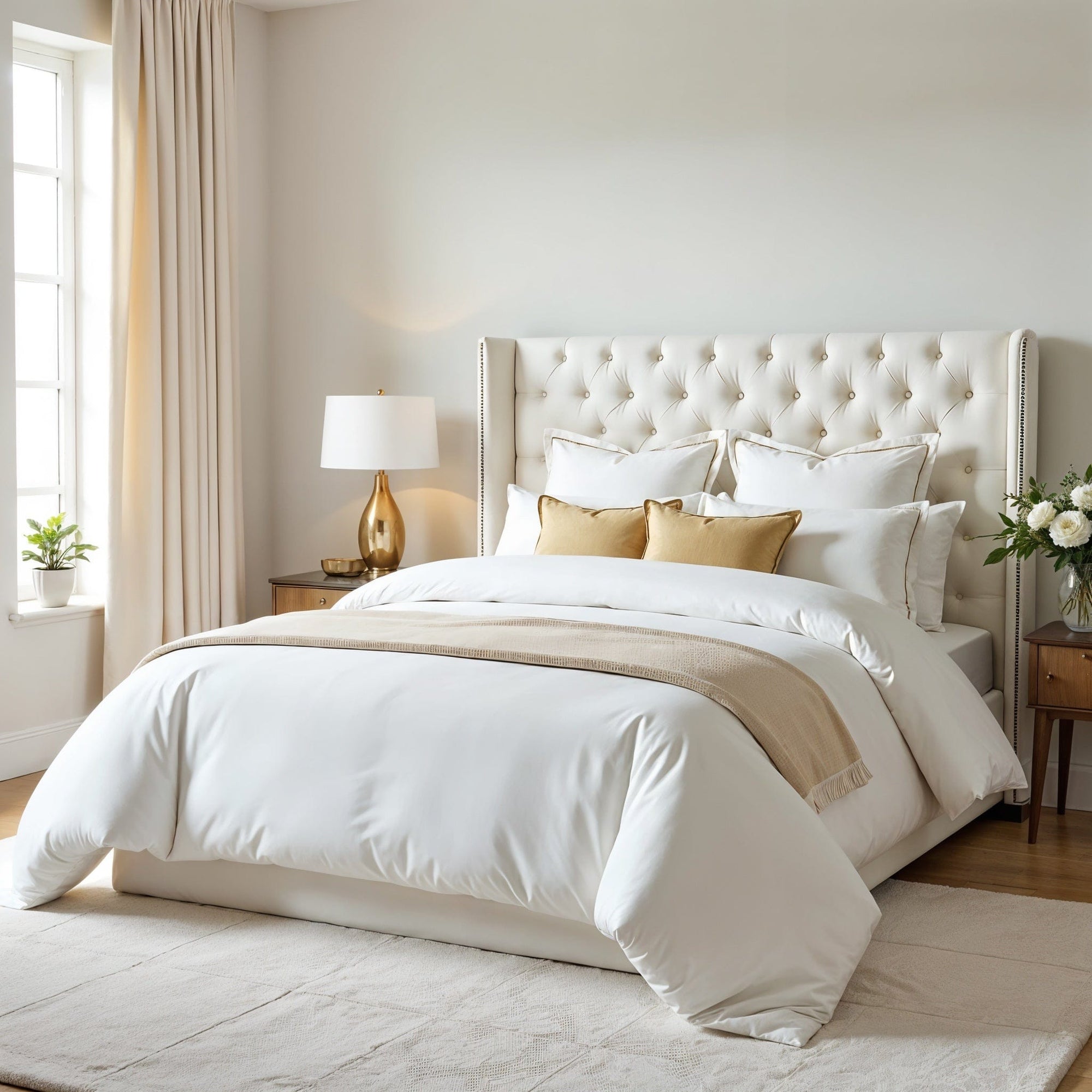 Precious Star Linen Egyptian Cotton Duvet Cover - Super King Plus 120x120 Inch, 800 Thread Count, Zipper & Corner Ties