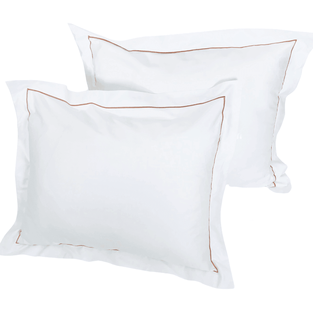 beddley Copy of Peninsula White Easy-Change Duvet Cover Set - Embroidery (NEW) with three sided open easycare zipper