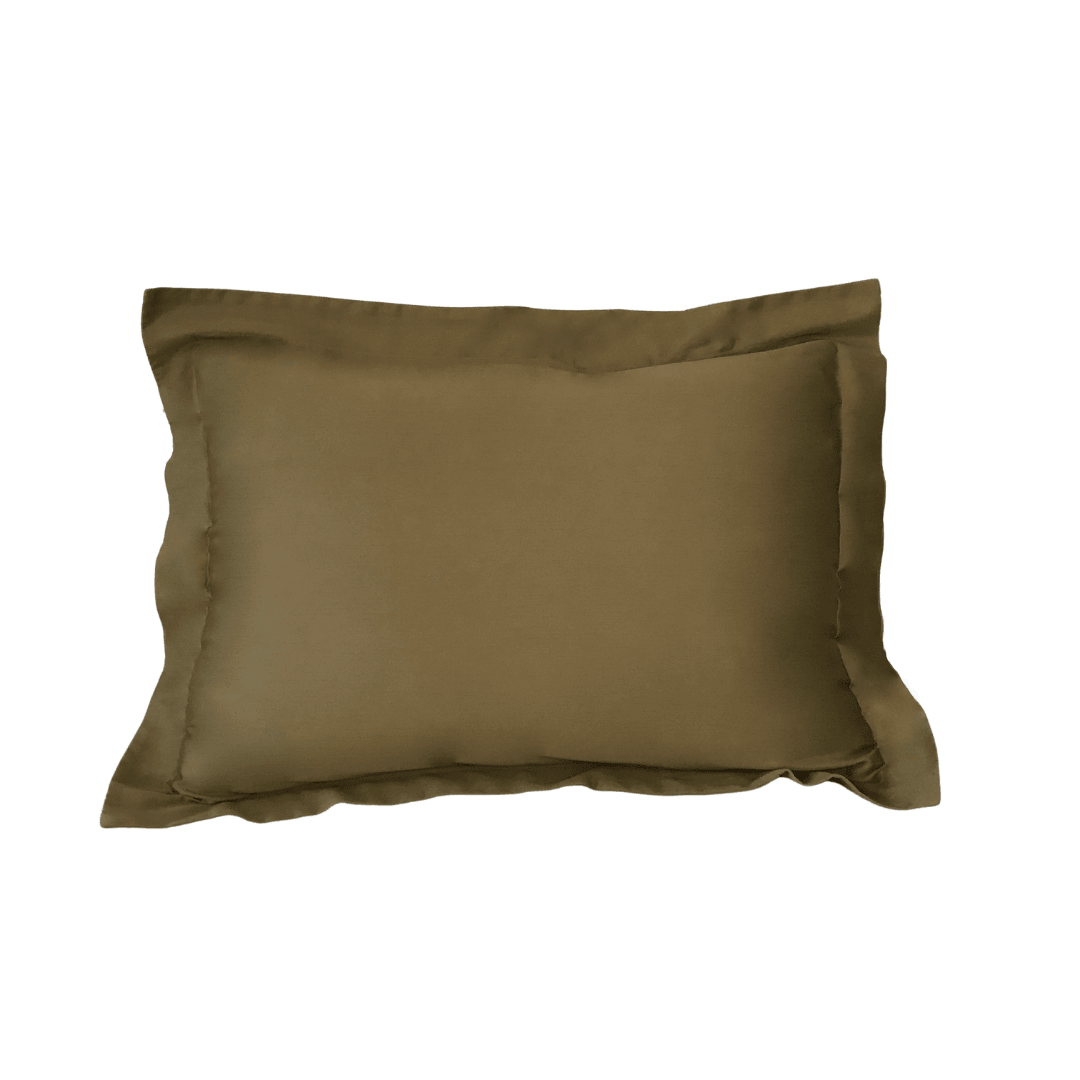 beddley.com Olive Tuscany  Sham (NEW) with three sided open easycare zipper